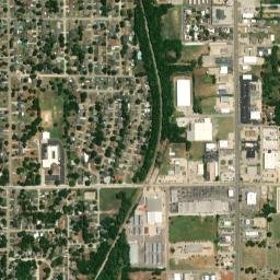 1801-1899 North Harrison Street Shawnee High Resolution Satellite Map