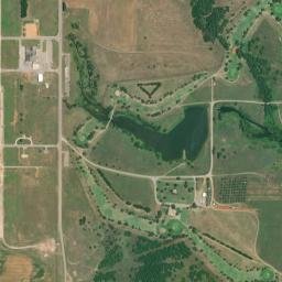 2nd Street, Foss, OK 73647, USA High Resolution Satellite Map