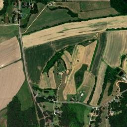 Hickory Corners Tennessee High Resolution Satellite Map