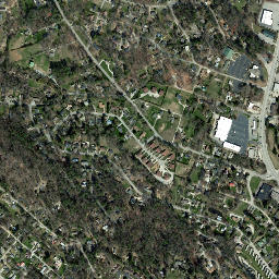 Henderson County map(satellite map)