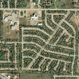 416 South English Street Moore OK High Resolution Satellite Map