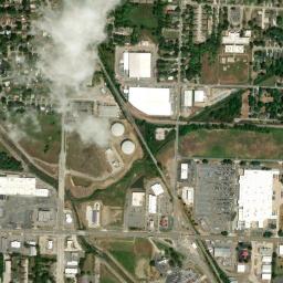 Satellite view of The Links at Fort Smith Golf & Athetic Club