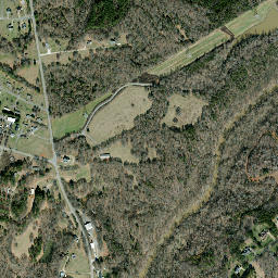 Cleveland County map(satellite map)