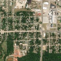 212 S Aydelotte Ave Shawnee Oklahoma High Resolution Satellite Map