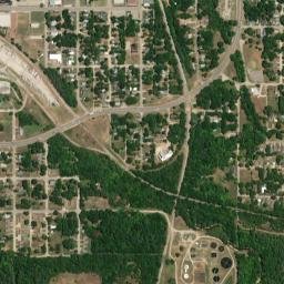 101 East Dunbar Street, Shawnee, OK High Resolution Satellite Map
