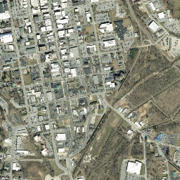 2nd Avenue East, Hendersonville, NC High Resolution Satellite Map