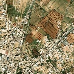 El Jem map(satellite map)