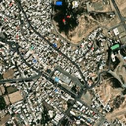 Pishva map(satellite map)