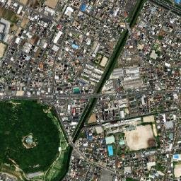 Komaki-shi map(satellite map)