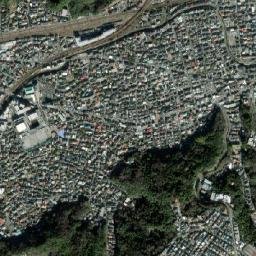 Zushi Shi map(satellite map)