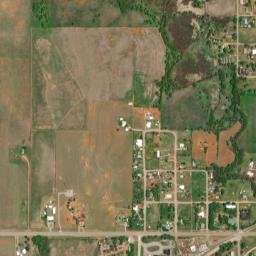 210-214 North 12th Street, Sayre, OK High Resolution Satellite Map