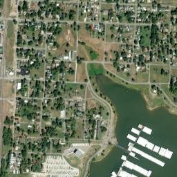 601-763 Lakeshore Drive, Eufaula, OK  High Resolution Satellite Map