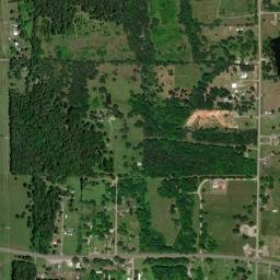 Delaware Arkansas High Resolution Satellite Map