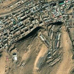 Serhetabat map(satellite map)