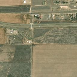 Interstate 40 Business Adrian TX High Resolution Satellite Map