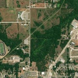 300 East Beech Street, Tecumseh, OK High Resolution Satellite Map