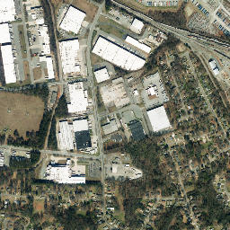 430 Garfield St, Charlotte, NC 28208, USA High Resolution Satellite Map