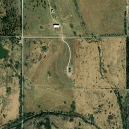 2917-3093 Ideal Street Seminole OK High Resolution Satellite Map