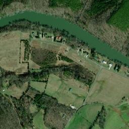 River Bend Estates Tennessee High Resolution Satellite Map