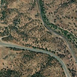 Rowen California High Resolution Satellite Map