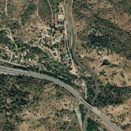 Keene California High Resolution Satellite Map