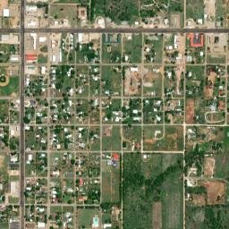 1207-1243 U.S. 83 Shamrock TX High Resolution Satellite Map