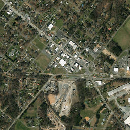 Oakboro map(satellite map)