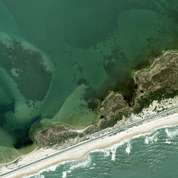 Satellite view of Hatteras Frisco Sound Side Turnout