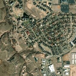 6800-6898 Cloud Crest Drive Amarillo TX High Resolution Satellite Map