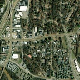 Raleigh Tennessee High Resolution Satellite Map