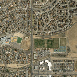 Ventana Village Road Northwest, Albuquerque High Resolution Satellite Map