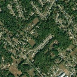 Pinetree Estates Tennessee High Resolution Satellite Map