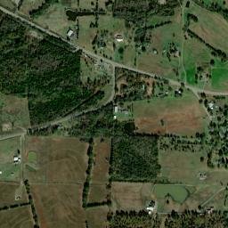 Burnville Arkansas High Resolution Satellite Map