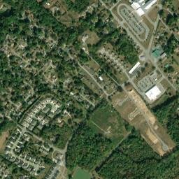 Huntingdon Forest Tennessee High Resolution Satellite Map