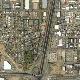 6307-6399 Anaheim Avenue Northeast Albuquerque High Resolution Satellite Map