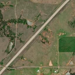 H. E. Bailey Turnpike, Amber, OK 73004 High Resolution Satellite Map