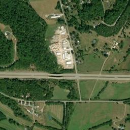 Aymett Town Tennessee High Resolution Satellite Map