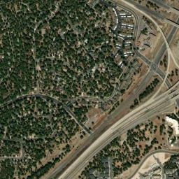 Satellite view of Pine Canyon Golf Course