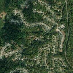 Town Hills Tennessee High Resolution Satellite Map