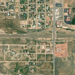 400-598 W Mesa Vista Ave, Tucumcari, NM High Resolution Satellite Map