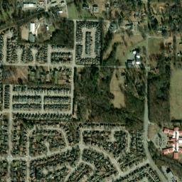 Cordova Tennessee High Resolution Satellite Map