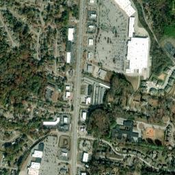 Northwoods Tennessee High Resolution Satellite Map