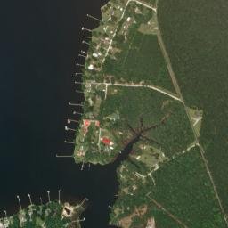 Pamlico County map(satellite map)