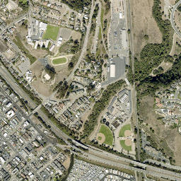 Pismo Beach California High Resolution Satellite Map