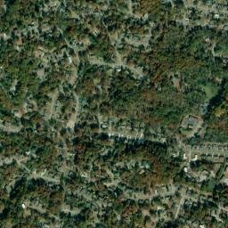 Oak Hill North Tennessee High Resolution Satellite Map