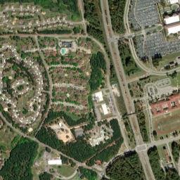 Fort Bragg map(satellite map)