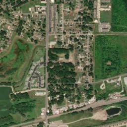 Hulbert Arkansas High Resolution Satellite Map