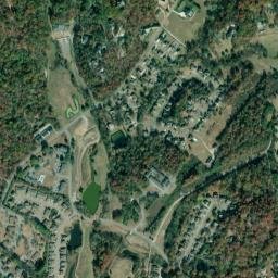 Montclair South Tennessee High Resolution Satellite Map