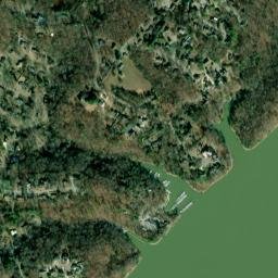 Northshore Hills Tennessee High Resolution Satellite Map