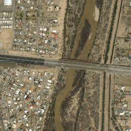 Interstate 40 Albuquerque NM 87105 High Resolution Satellite Map